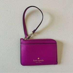 Kate Spade Barbie Pink Fuchsia Wristlet Coin Purse